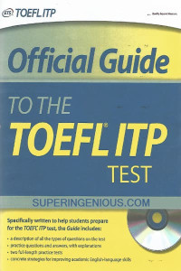 Official Guide to The TOEFL ITP Test
