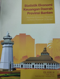 Statistik Ekonomi Keuangan Daerah Provinsi Banten September 2023