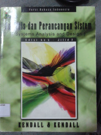 Image of Analisis dan Perancangan Sistem Jilid 2 / Systems Analysis and Design