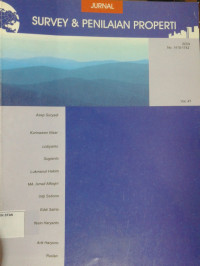 Image of Jurnal Survey & Penilaian Properti