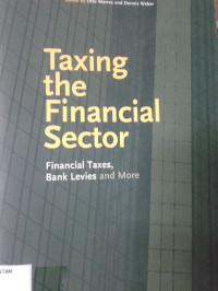 Image of Taxing the financial sector financial taxes Bank Levies and more