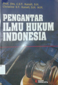 Image of Pengantar Ilmu Hukum Indonesia