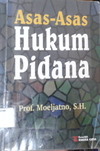 Image of Asas-Asas Hukum Pidana