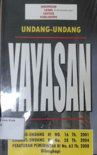 Undang-undang Yayasan