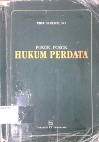 Image of Pokok-Pokok Hukum Perdata