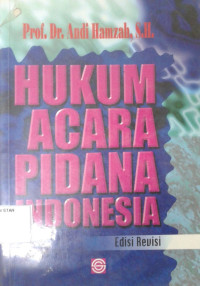 Image of Hukum Acara Pidana Indonesia