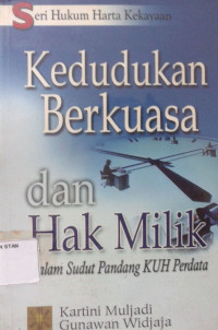 Image of Kedudukan Berkuasa dan Hak Milik