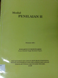 Image of Modul Penilaian II