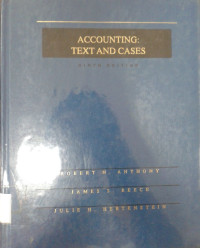 Accounting: Text and Cases