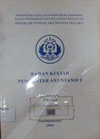 Bahan Kuliah Pengantar Akuntansi I