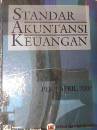 Image of Standar Akuntansi Keuangan per 1 April 2002