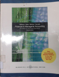 Financial & Managerial Accounting: The Basis for Business Decisions