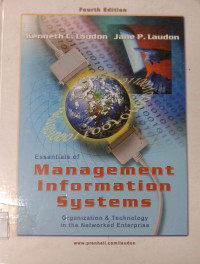 Image of Essentials of Management Information Systems