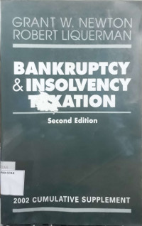 Bankruptcy And Insolvency Taxation