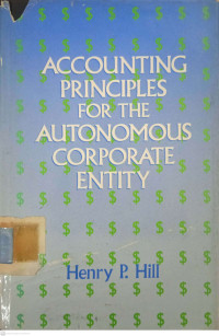 Image of Accounting Principles for the Autonomous Corporate Entity