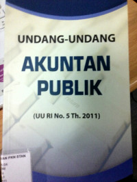 Image of Undang-Undang Akuntan Publik