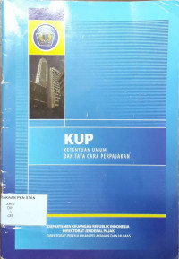 Image of KUP ( Ketentuan Umum dan Tata Cara Perpajakan )
