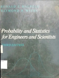 Image of Probability and Statistics for Engineers and Scientists