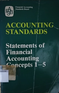 Image of Accounting Standards: Statements of Financial Accounting Concepts 1-5