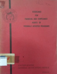 Image of Guidelines for Financial and Compliance Audits of  federally Assisted Programs