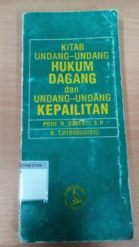 Image of Kitab Undang-Undang Hukum Dagang dan Undang-Undang Kepailitian