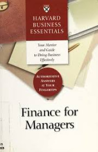 Image of Finance for Managers