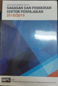 Image of Gagasan dan Pemikiran Sektor Perpajakan 2018/201