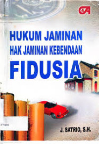 Image of Hukum Jaminan Hak Jaminan Kebendaan Fidusia