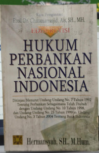 Image of Hukum Perbankan Nasional Indonesia
