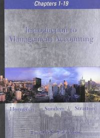 Image of Introduction to Management Accounting 12th edition