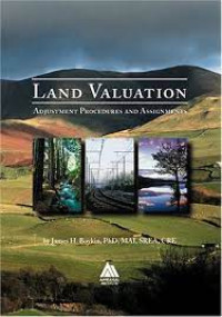Image of Land Valuation : Adjustment Procedures and Assignments