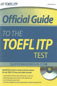 Image of Official Guide to The TOEFL ITP Test