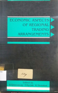 Image of Economic Aspects of Regional Trading Arrangements