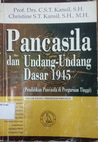 Image of Pancasila dan UUD 1945 Bagian Kesatu