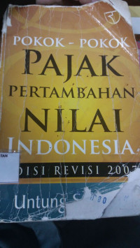 Image of Pokok-Pokok Pajak Pertambahan Nilai Indonesia