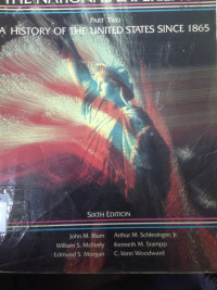 Image of The national experience : a history of the united states since 1865