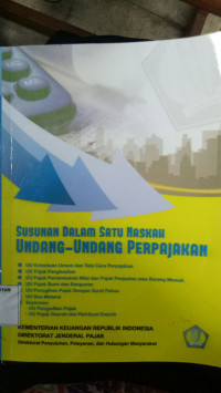 Image of Susunan Dalam Satu Naskah Undang-undang Perpajakan